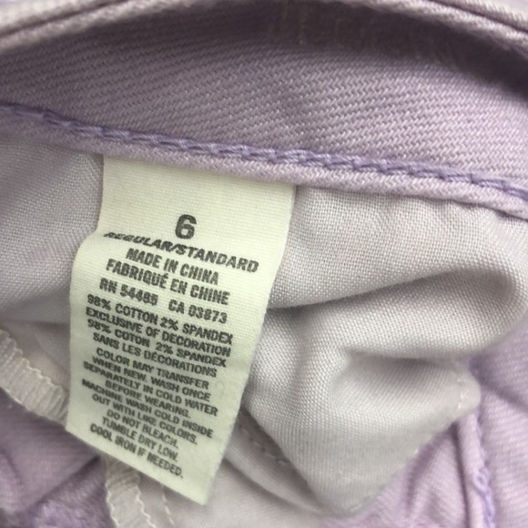 American Eagle Lavender jeans size 6 - Picture 4 of 7